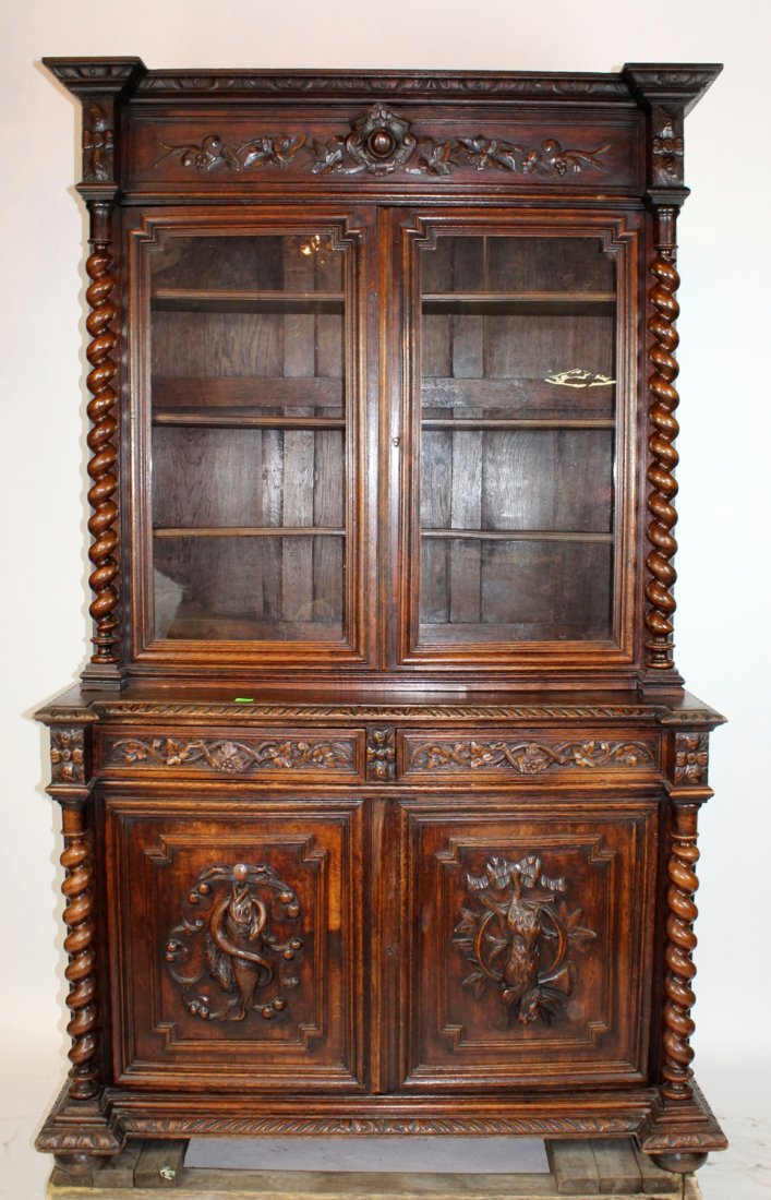 French Louis XIII buffet deux corps in oak (1 of 5)