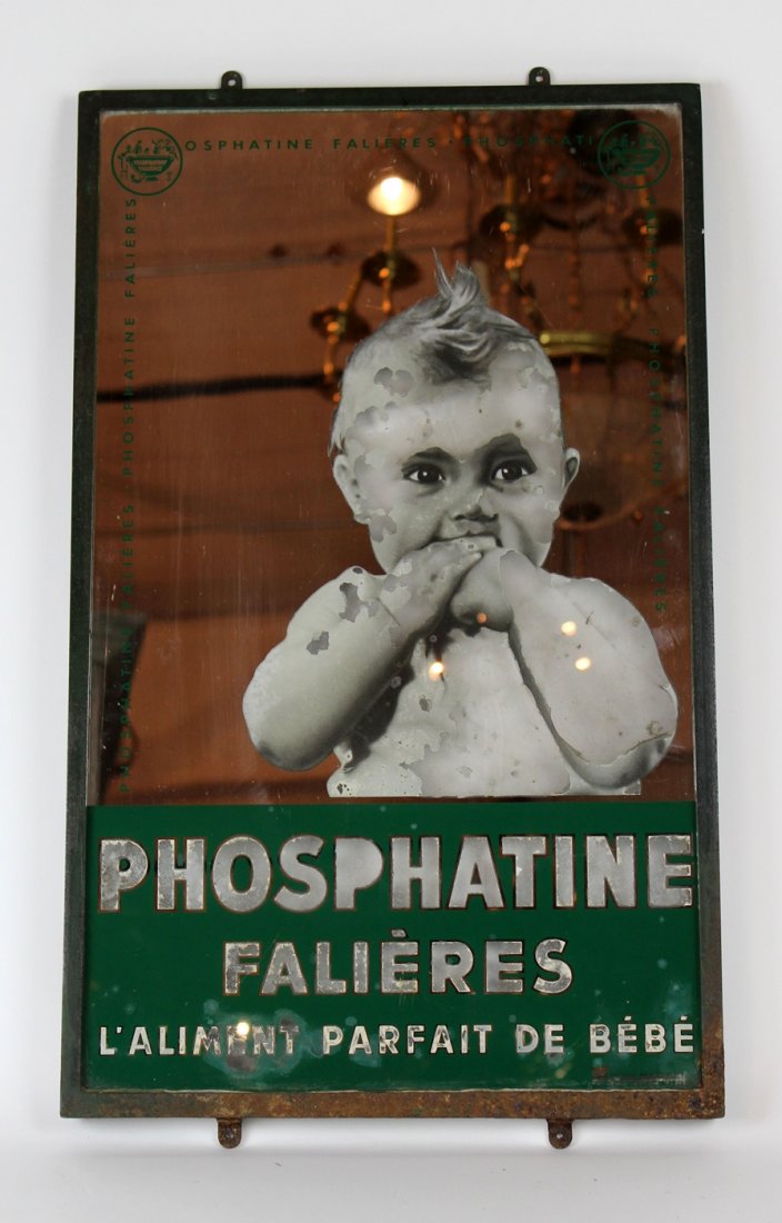 Antique French pharmacy advertisement sign (1 of 4)