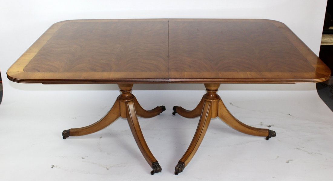EJ Victor double pedestal dining table (1 of 7)