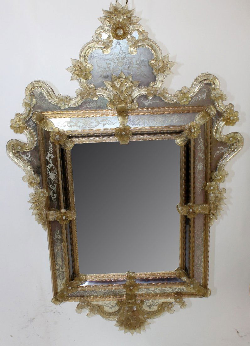 19th c Venetian mirror (1 of 5)