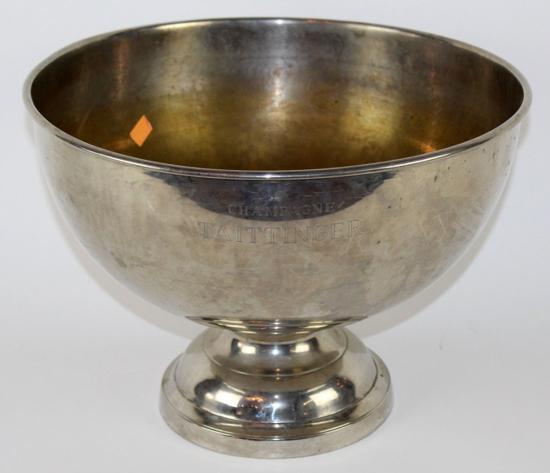 Silverplated Tattinger champagne cooler (1 of 4)