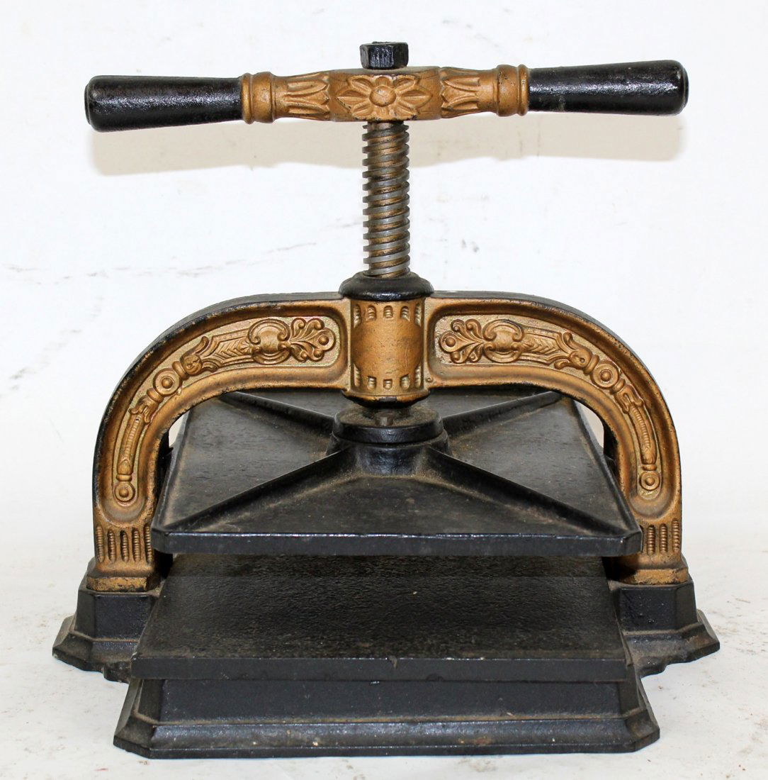Antique iron book press (1 of 4)