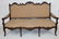 French Regency style walnut sofa
