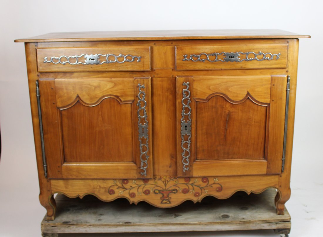 French Provincial buffet bas in cherry (1 of 3)