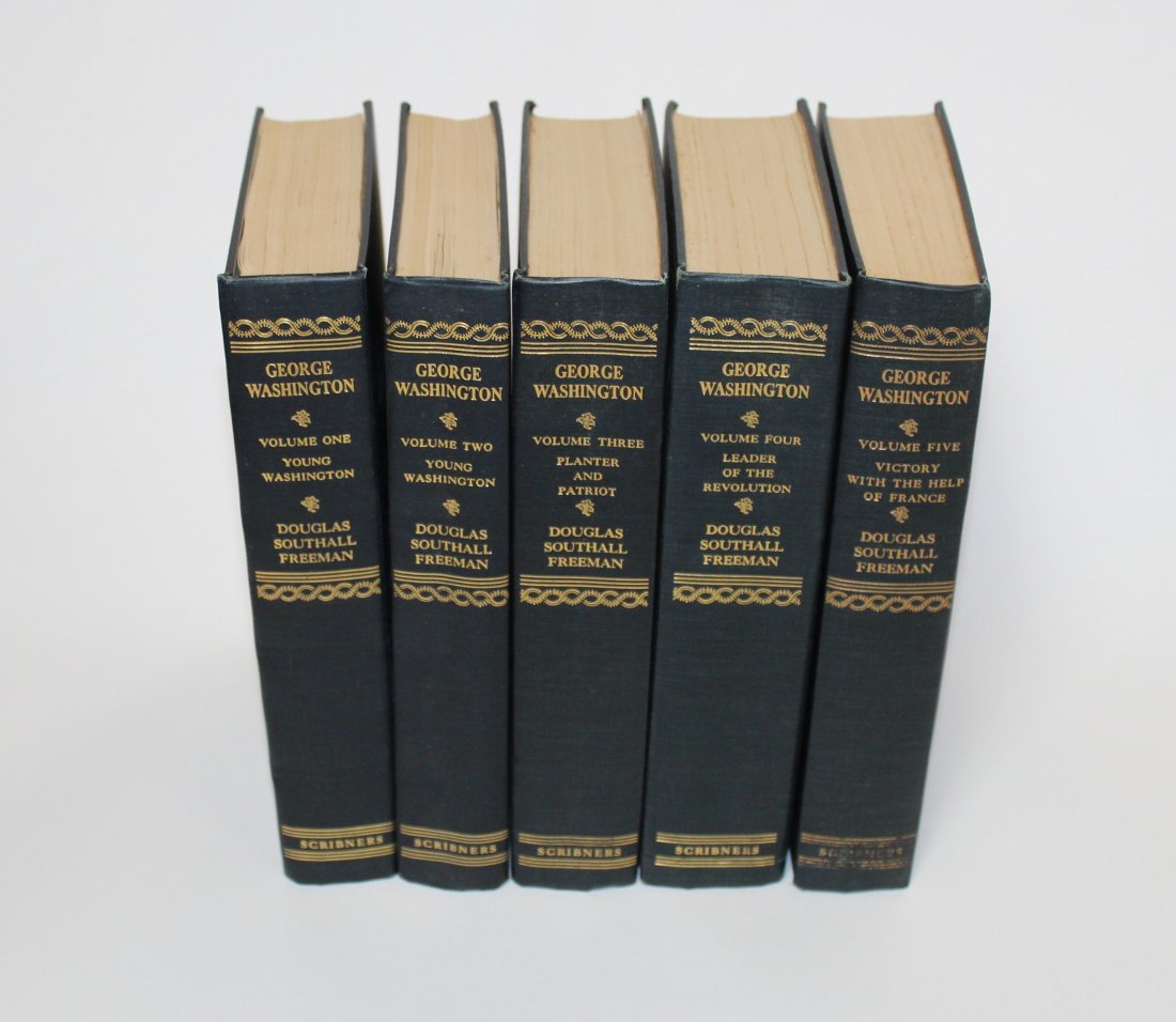 George Washington A Biography 5 volume book set (1 of 3)