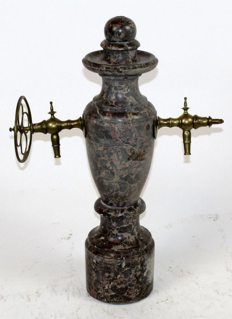 Antique marble double beer tap (1 of 3)