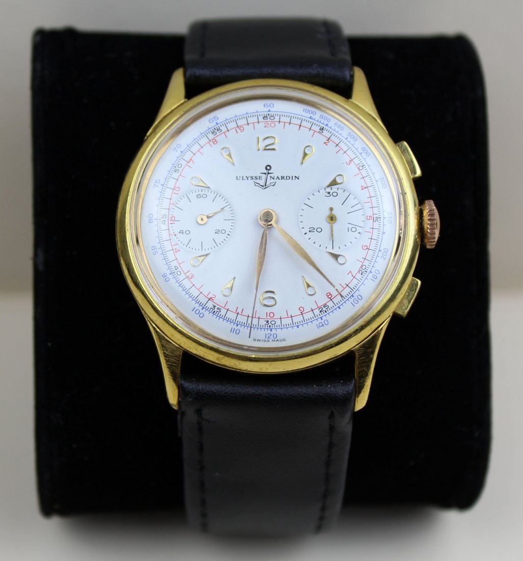 Ulysse Nardin chronograph watch (1 of 7)