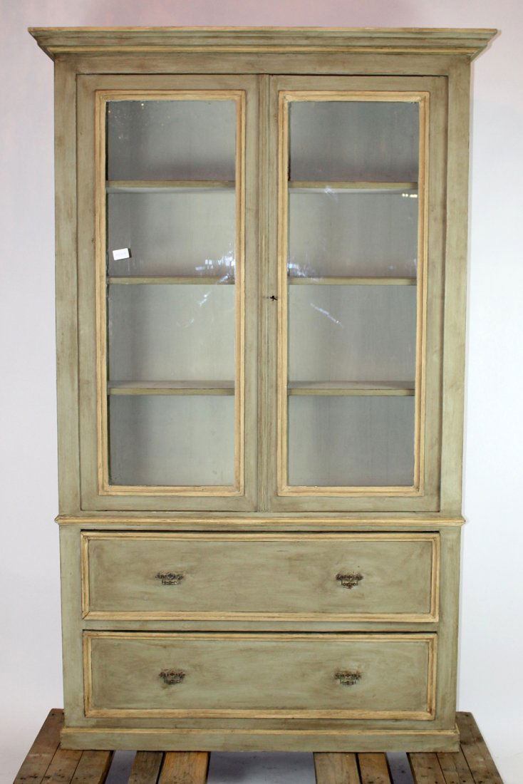 French Louis Philippe 2 door bookcase (1 of 5)