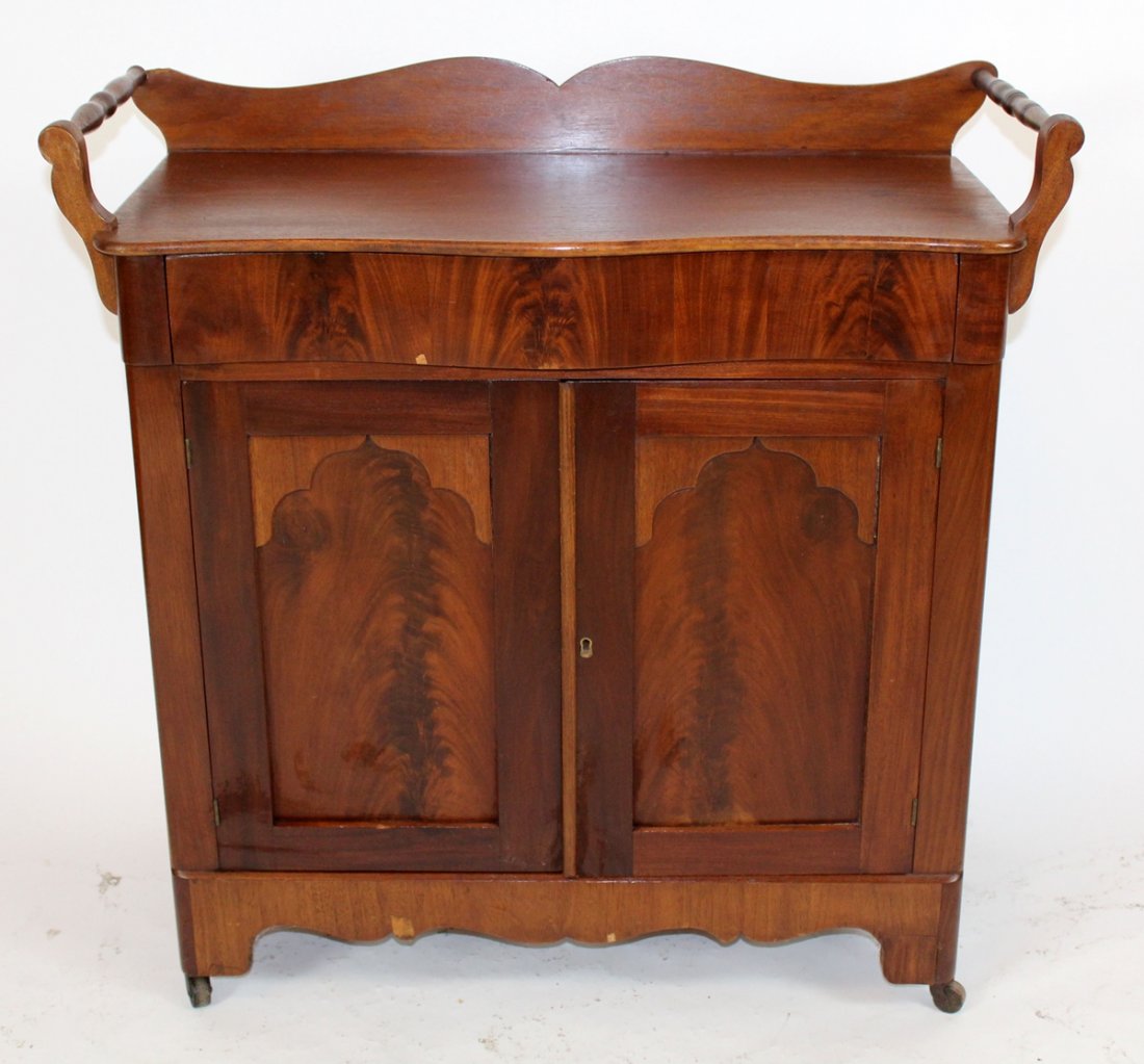American Victorian washstand in walnut (1 of 4)
