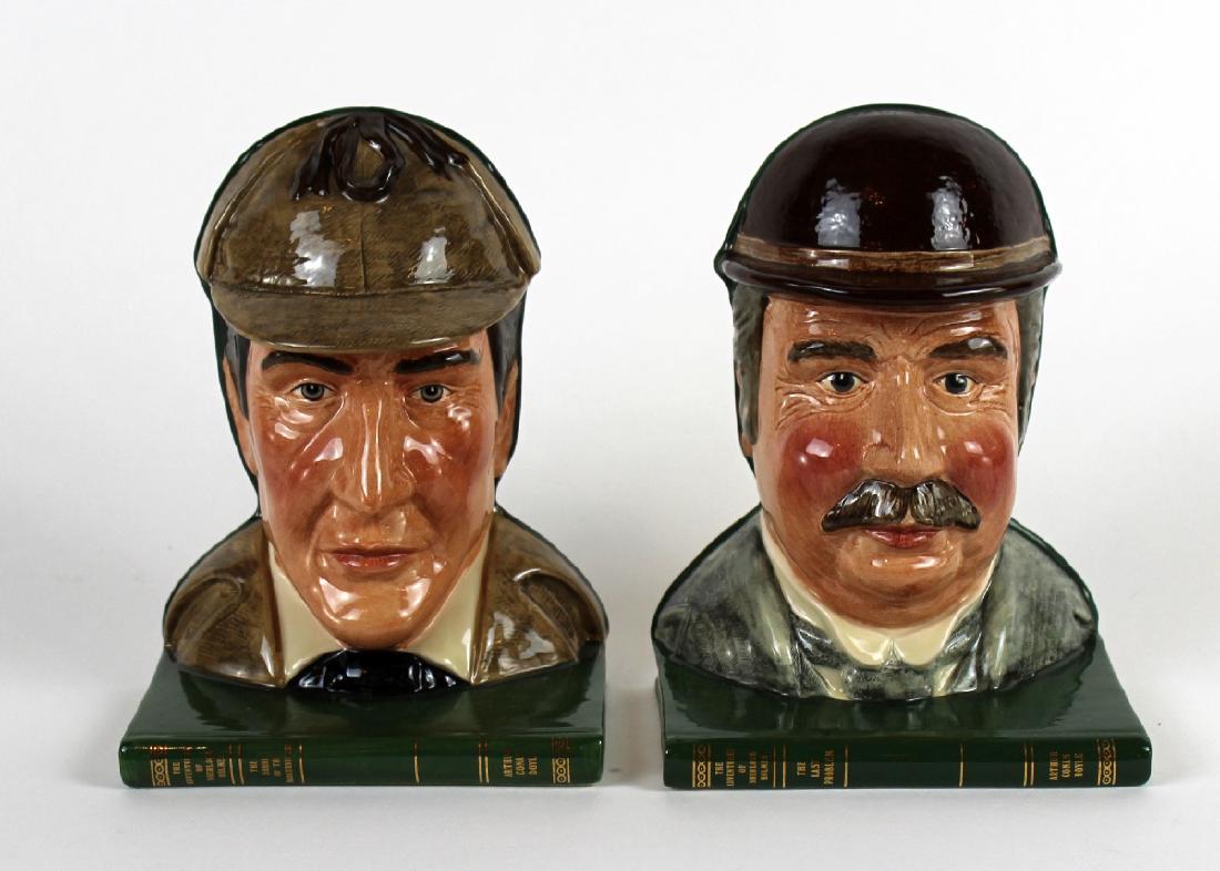 Royal Doulton Sherlock Holmes bookends (1 of 4)