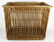 French wicker Boulangerie bread cart