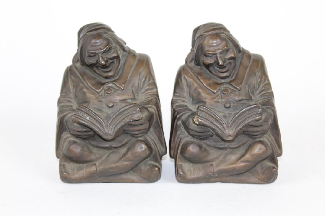 "Good Book" Bronze Clad Bookends by Armor Bronze (1 of 4)