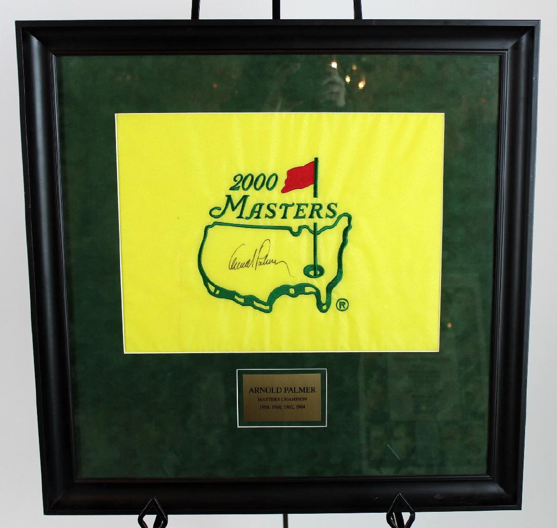Arnold Palmer signed Masters flag (1 of 4)