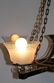 French Art Deco brass chandelier - 6