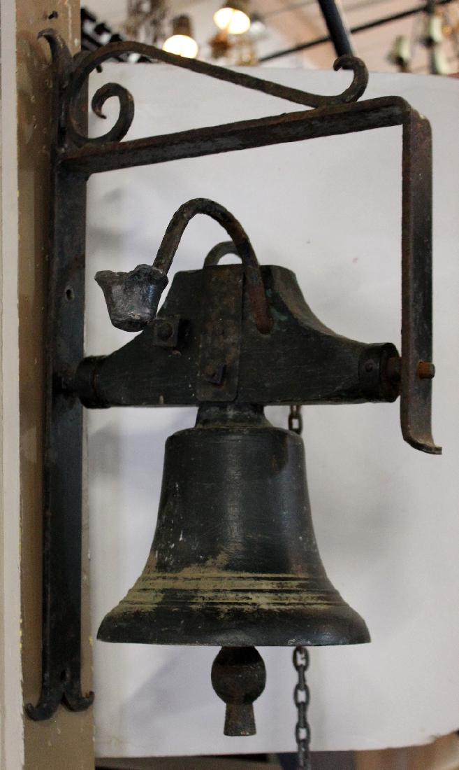 French farmhouse bell in iron (1 of 6)