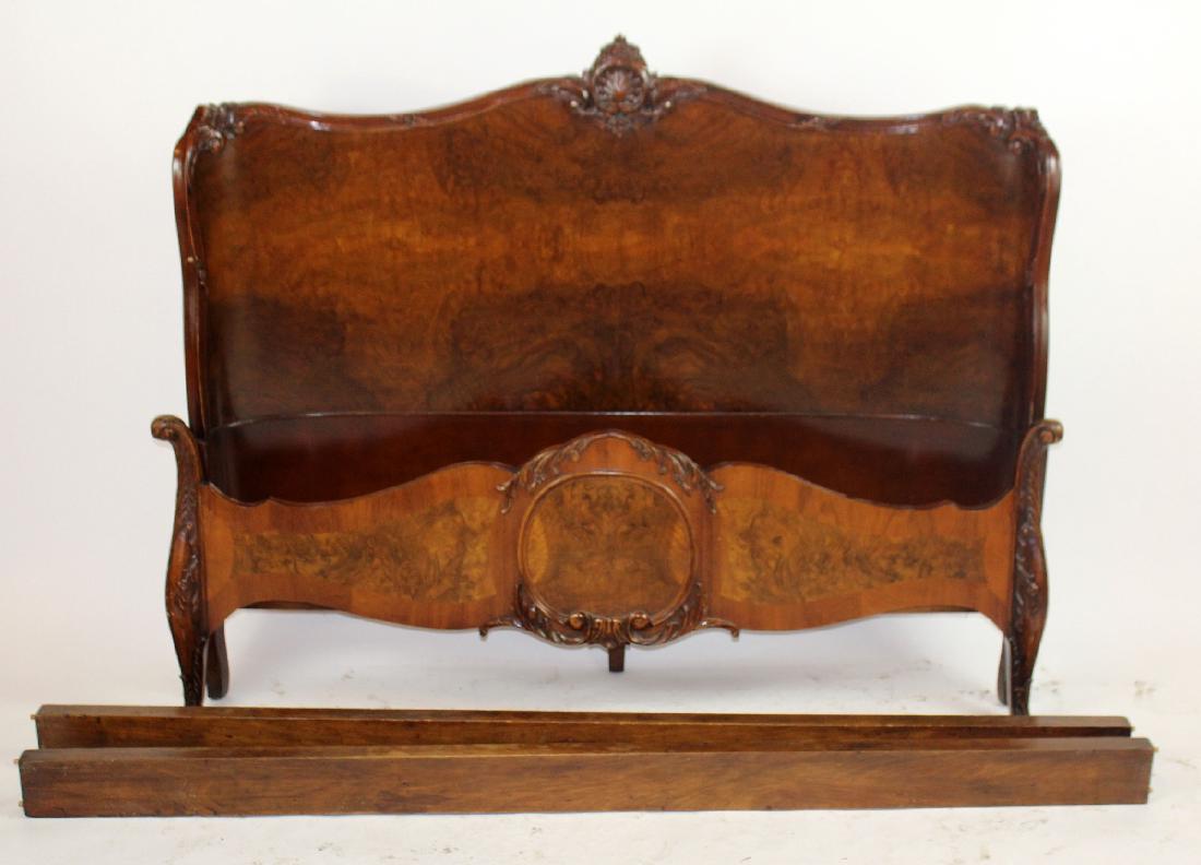 Saginow furniture Louis XV style bed (1 of 5)