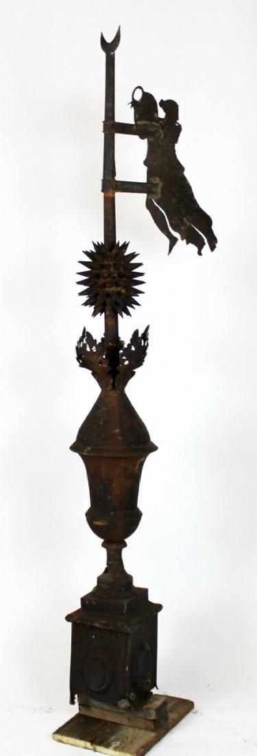 Antique French iron weather vane. Late 19th century (1 of 5)