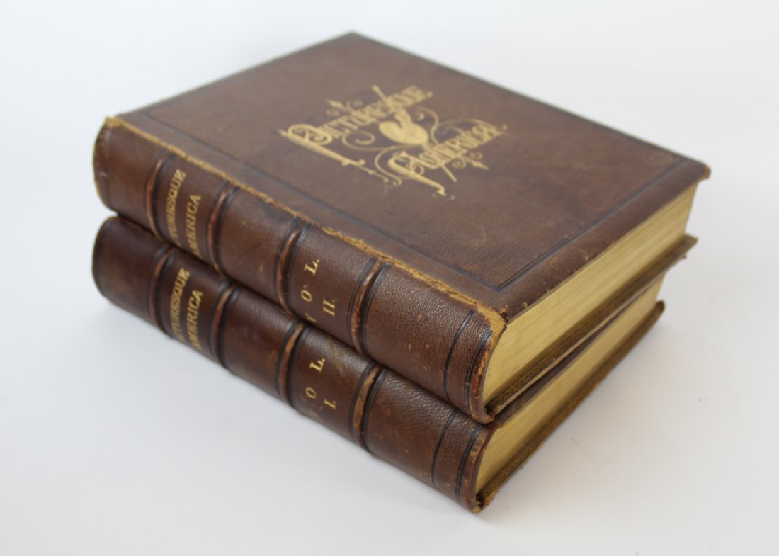 Picturesque America 2 volume book set (1 of 2)