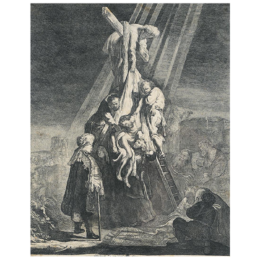 After Rembrandt "The Descent from the Cross, 1633" (1 of 5)