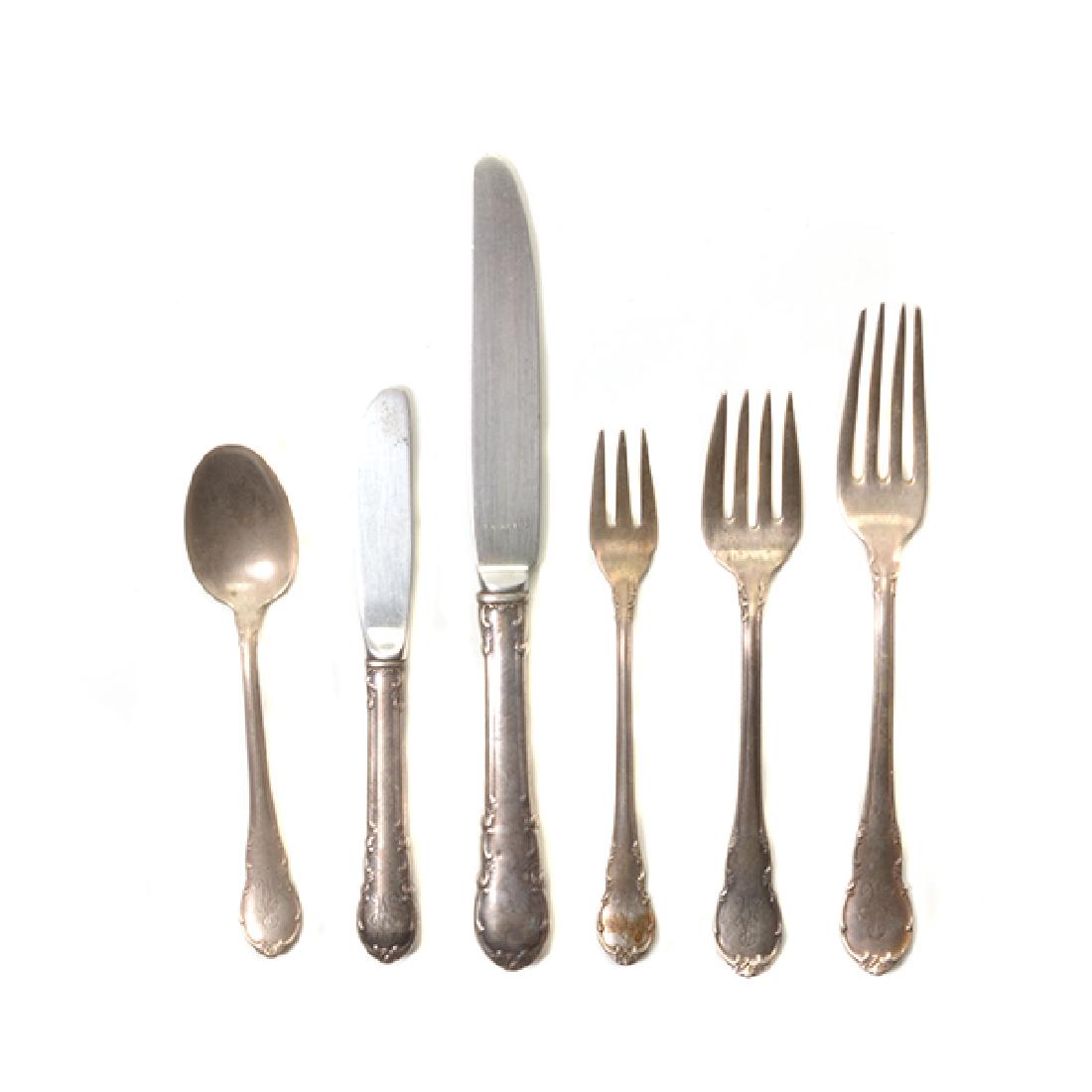 Lunt Sterling Monogrammed Partial Flatware Set (1 of 10)