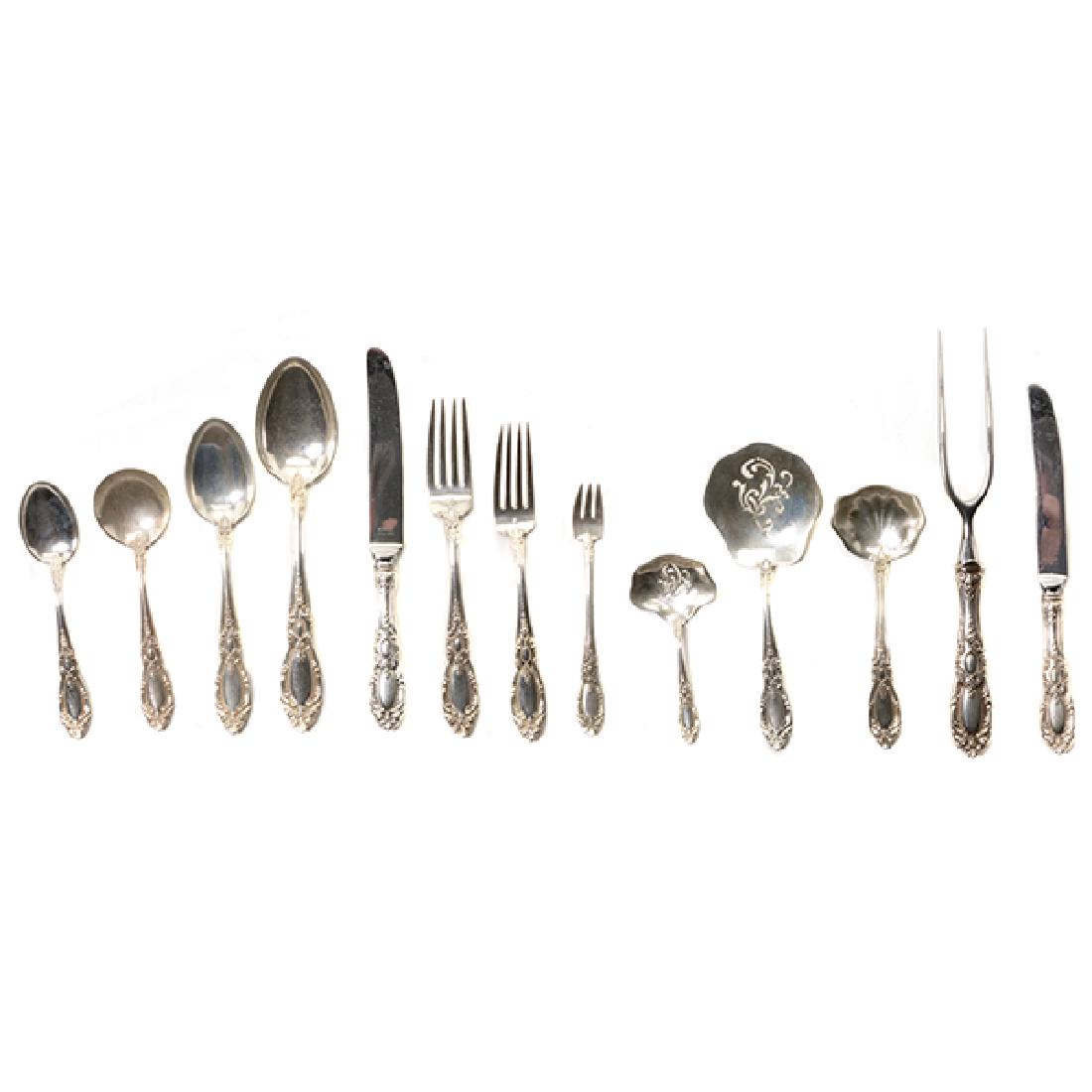 Towle King Richard Sterling Flatware Set (1 of 9)