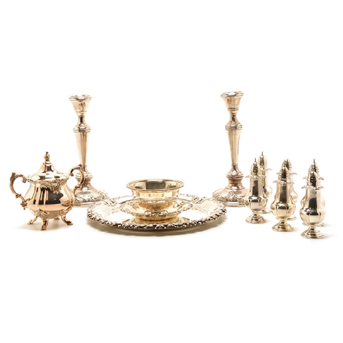 Collection of Wallace Grand Baroque Sterling Table (1 of 10)