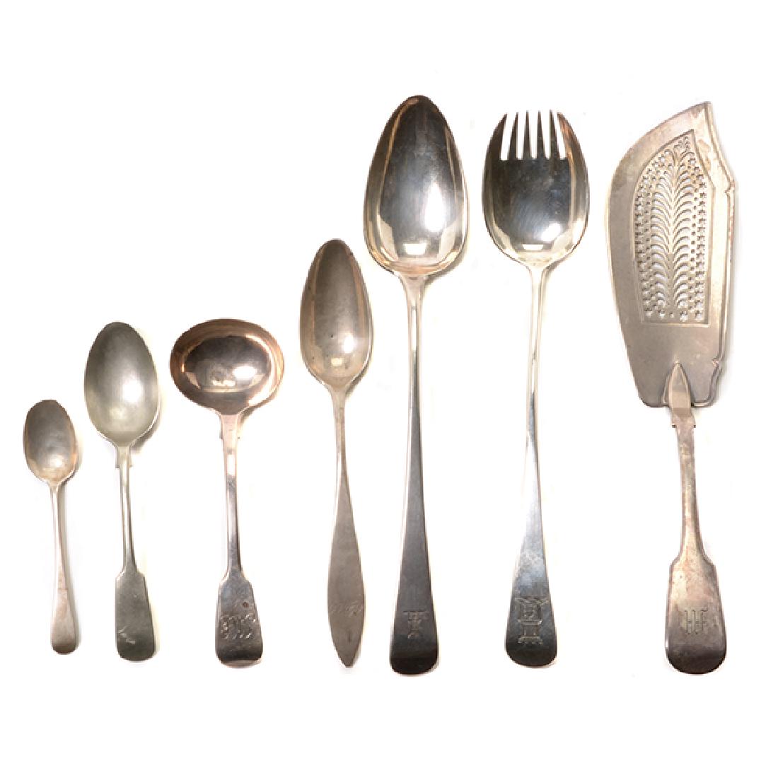 Collection of English Sterling Silver Flatware (1 of 10)