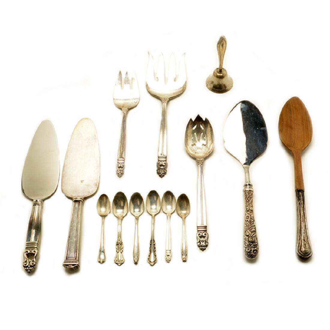 Collection of Assorted Sterling Flatware and Serving (1 of 10)