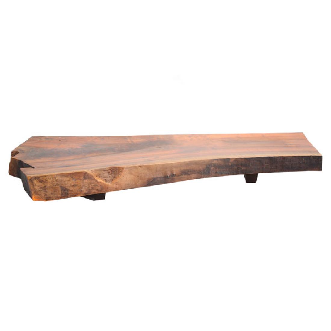 Carneros Studios Live Edge Low Plank Wood Coffee Table (1 of 5)