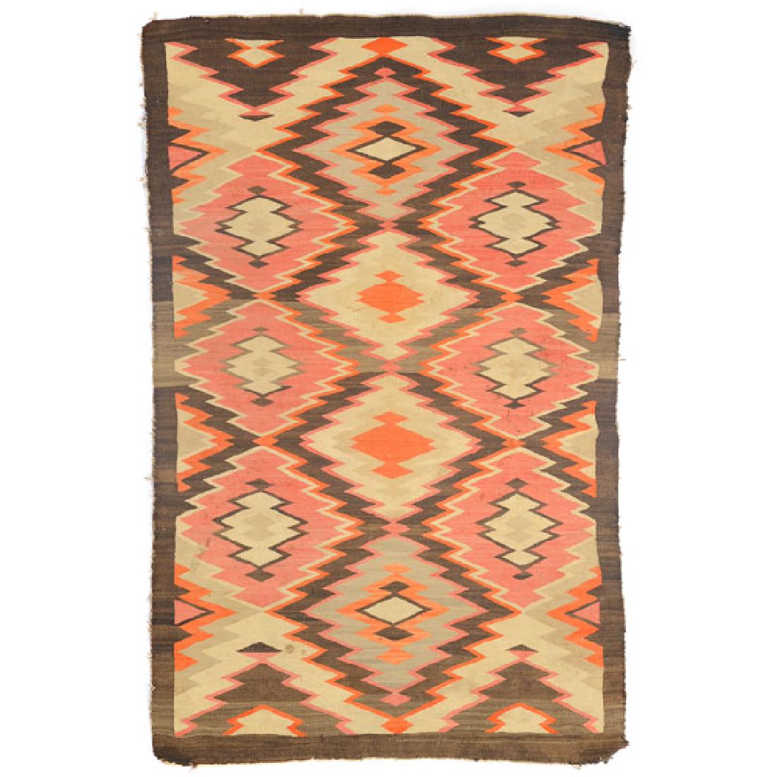 Navajo Rug with Patchwork Diamond (1 of 4)