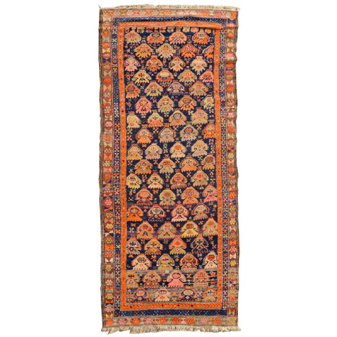 Malayer Runner with Bird Motif: 4 feet x 11 feet 9 (1 of 4)