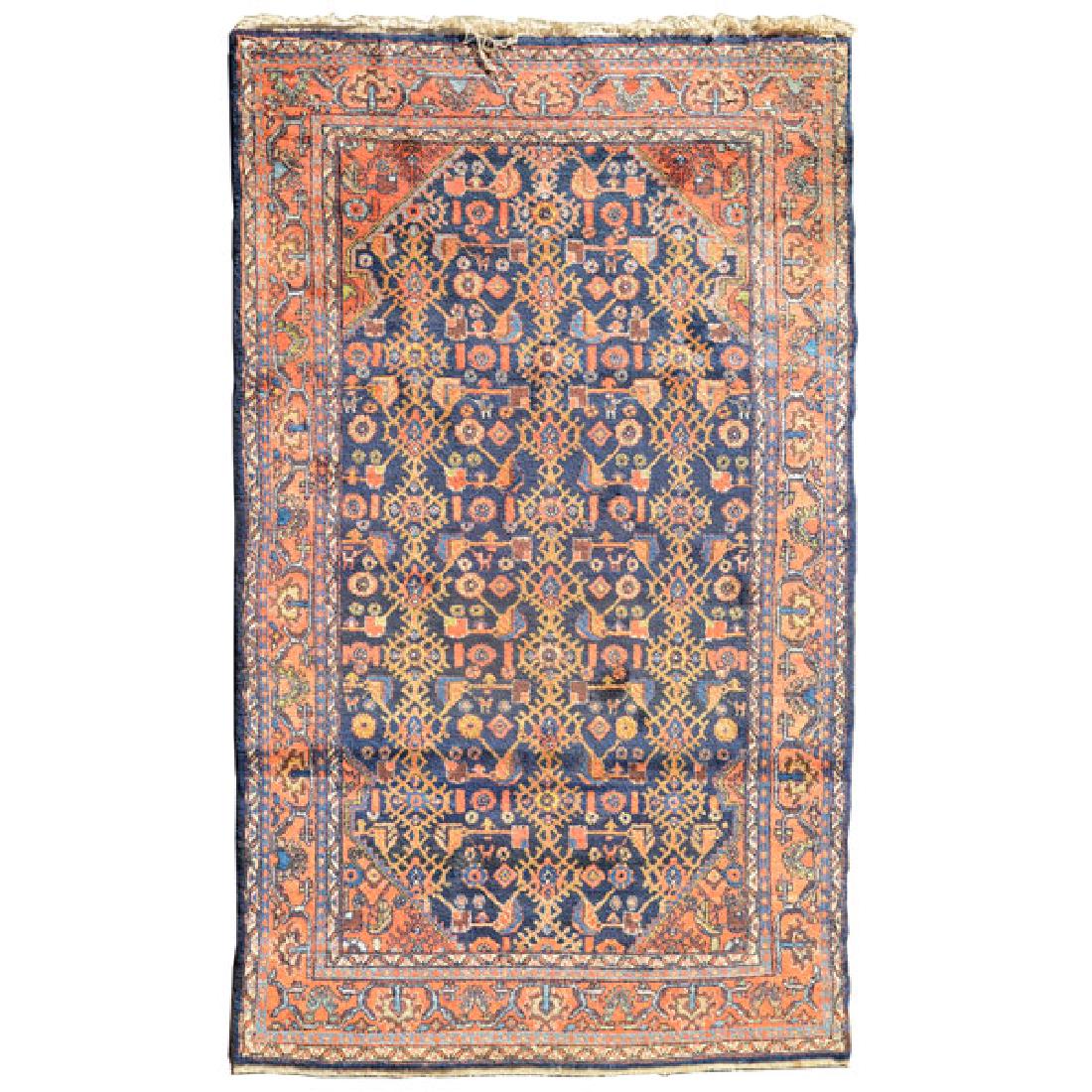 Hamadan Rug: 4 feet 5 inches x 6 feet 9 inches (1 of 4)