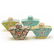 Four Famille Rose Tea Caddies, Republic Period