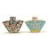 Four Famille Rose Tea Caddies, Republic Period - 2