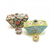 Four Famille Rose Tea Caddies, Republic Period - 9