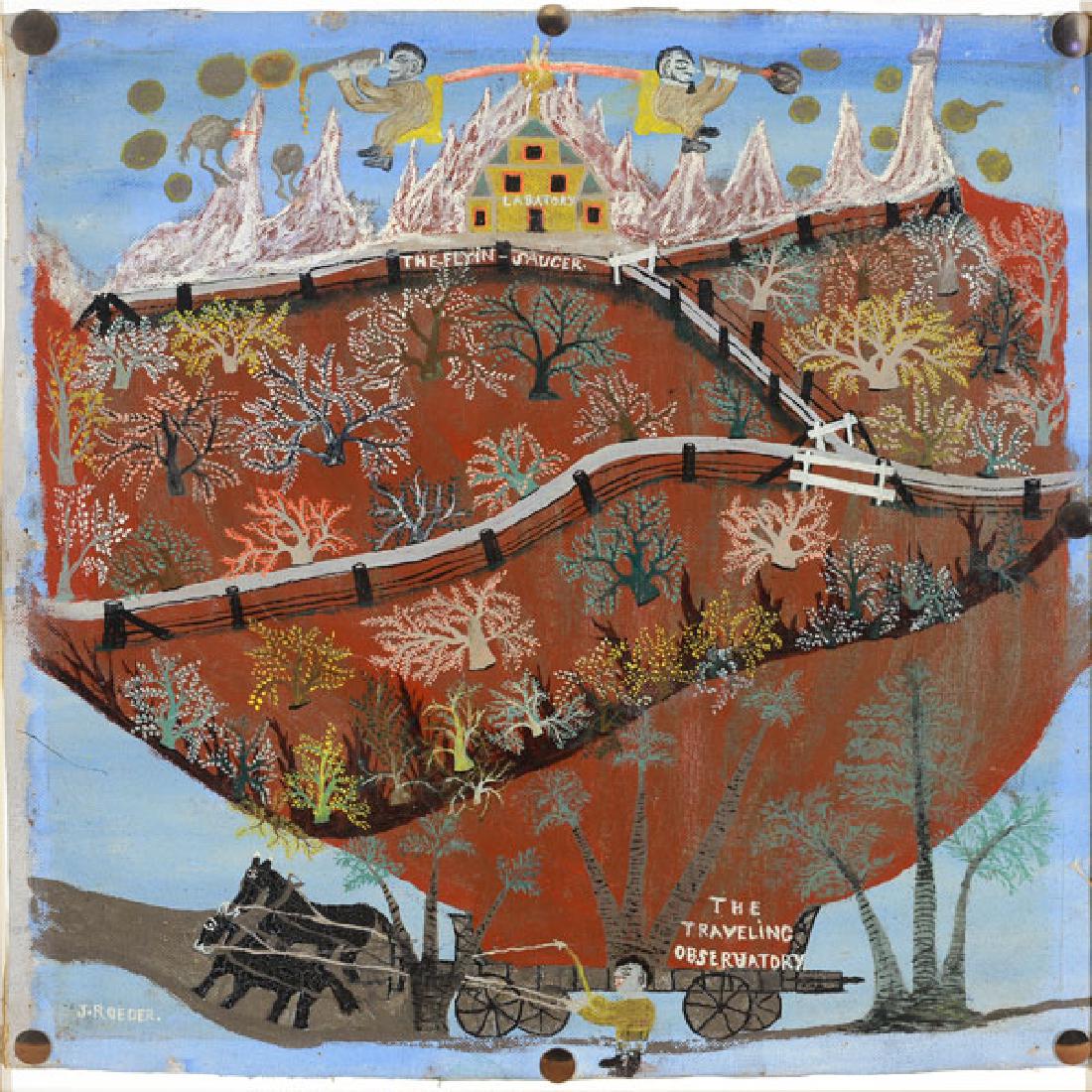 John Roeder "The Traveling Observatory" oil on canvas (1 of 5)