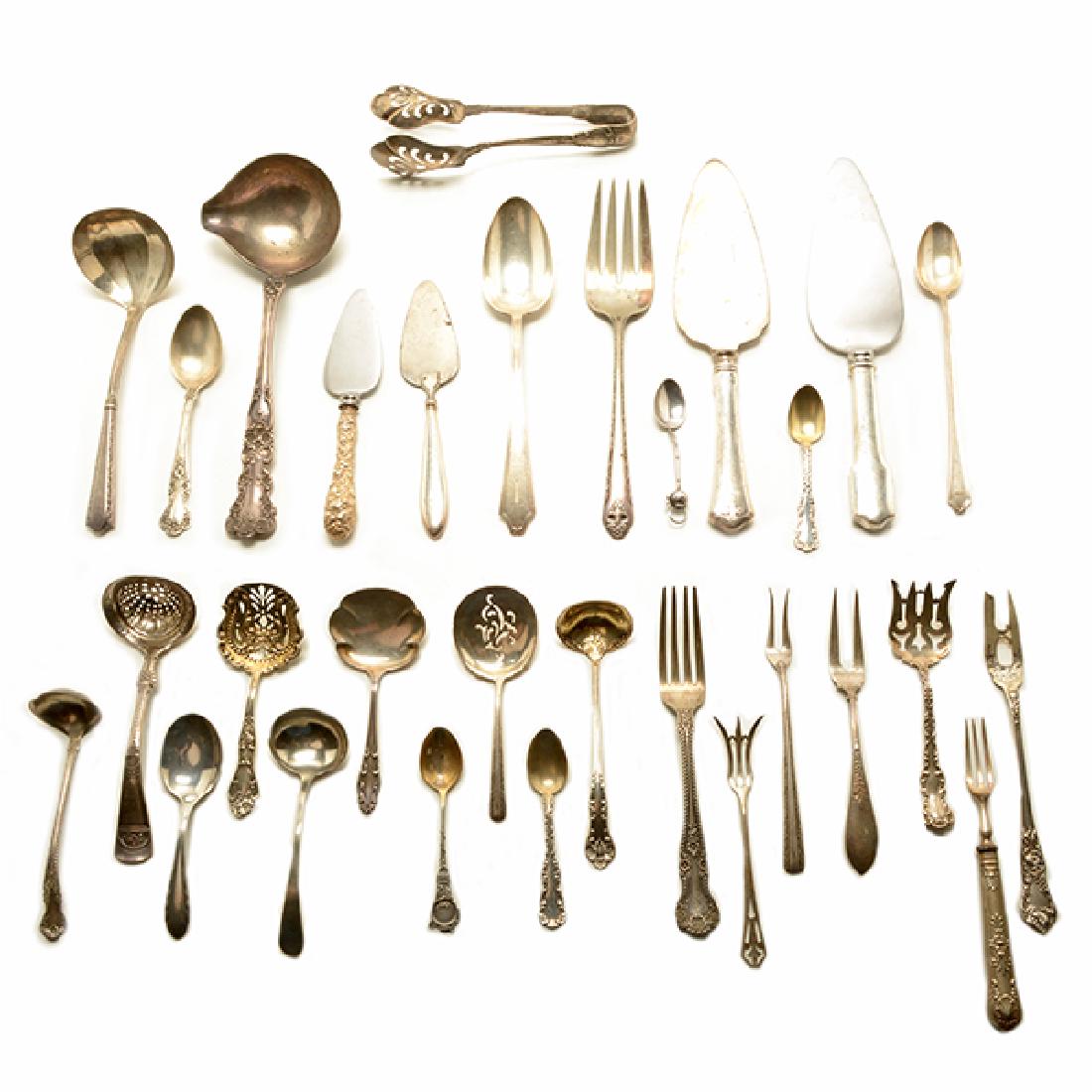 Collection of Sterling Flatware and Serving Articles (1 of 8)