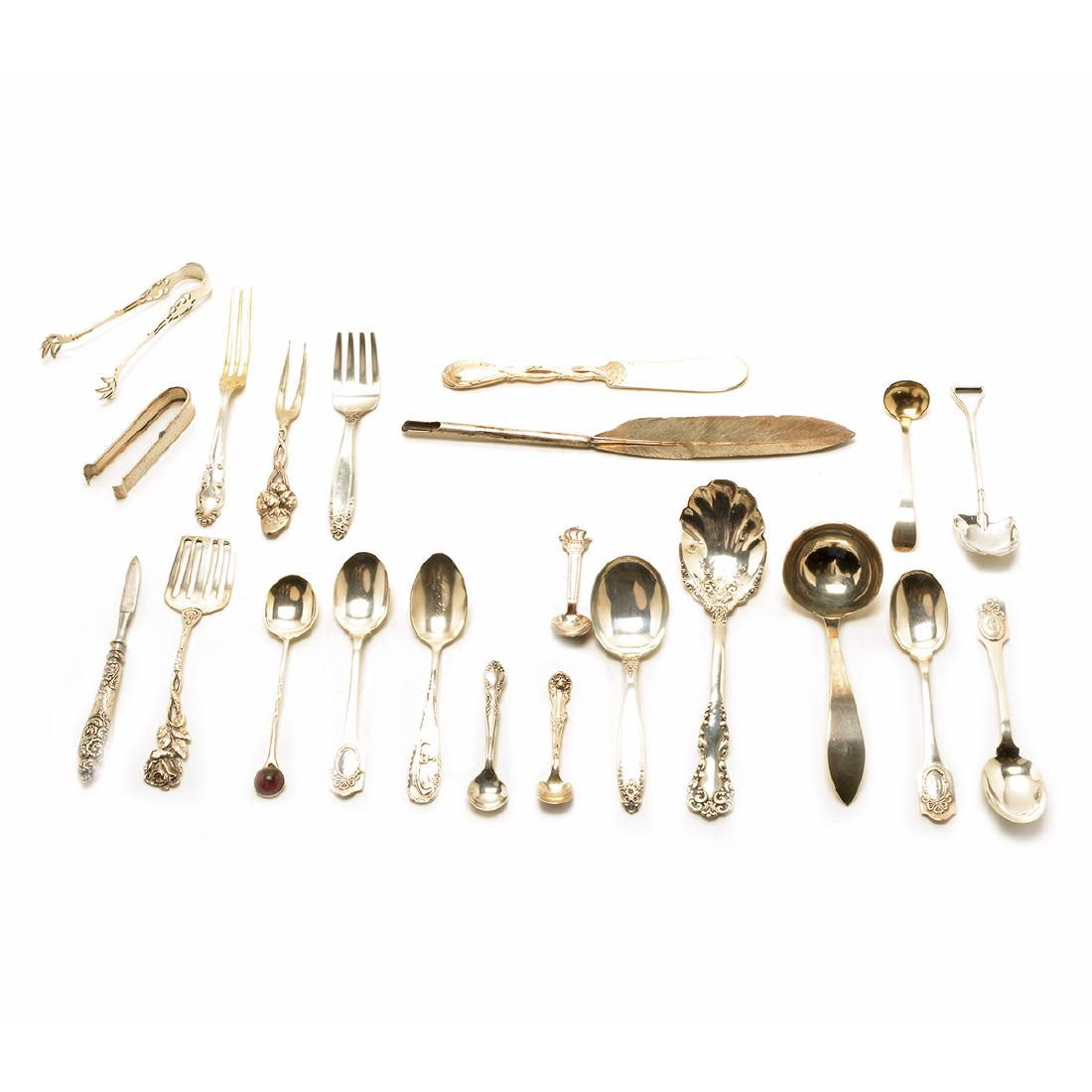 Collection of Assorted Sterling Flatware (1 of 10)