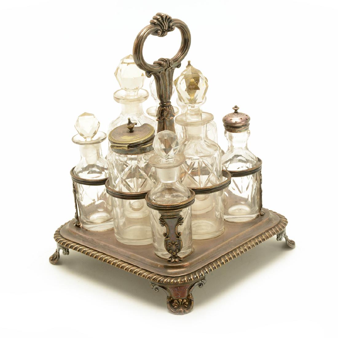 George IV Sterling Silver Cruet Set, Circa 1829 (1 of 10)