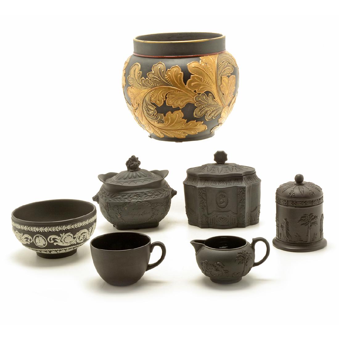 Seven Wedgwood Basalt Jasperware (1 of 10)