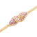 Ruby, Diamond, 14k Yellow Gold Panther Bracelet.