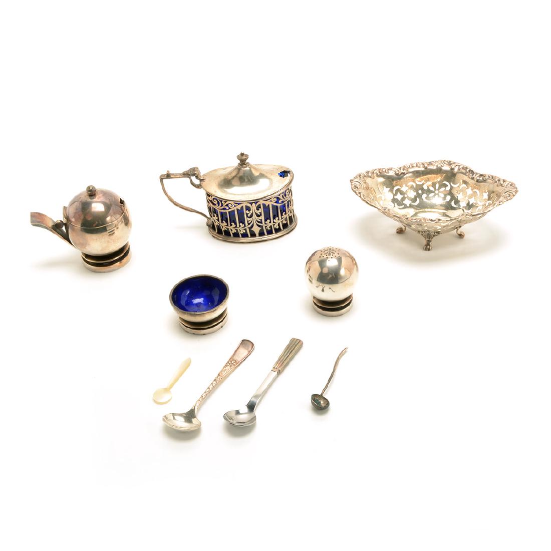 Collection of Danish and English Sterling Silver Tables (1 of 10)