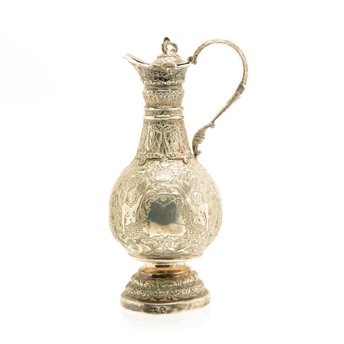 Continental Judaic Sterling Silver Miniature Ewer (1 of 8)
