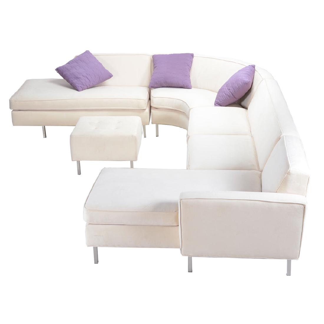 Milo Baughman for Thayer Coggin Five Piece Ultra Suede (1 of 6)