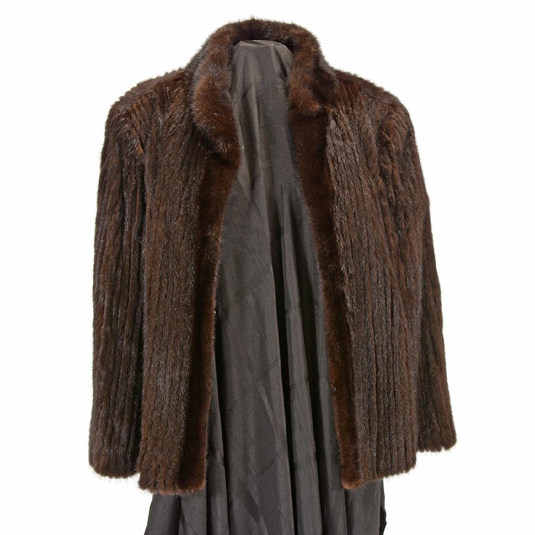 Black Mink Tails Jacket (1 of 3)