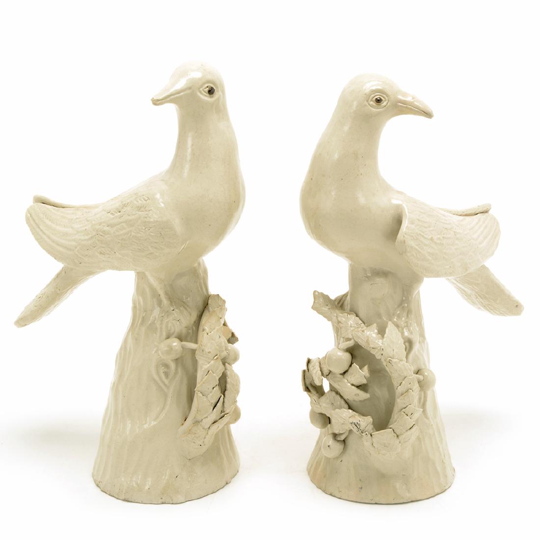 Pair English Salt Glazed Birds (1 of 7)