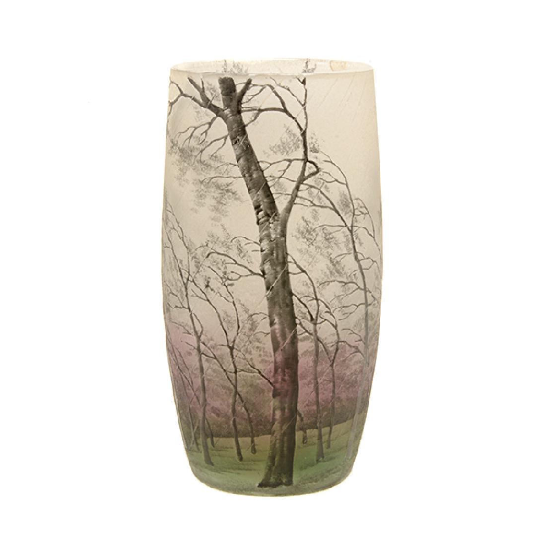 Daum Nancy Pictorial Vase (1 of 6)