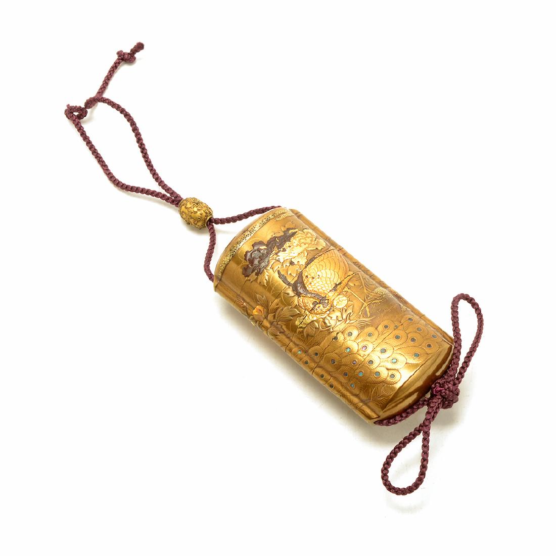 Five-Case Gilt-Decorated Lacquer Inro, 19th Century (1 of 4)