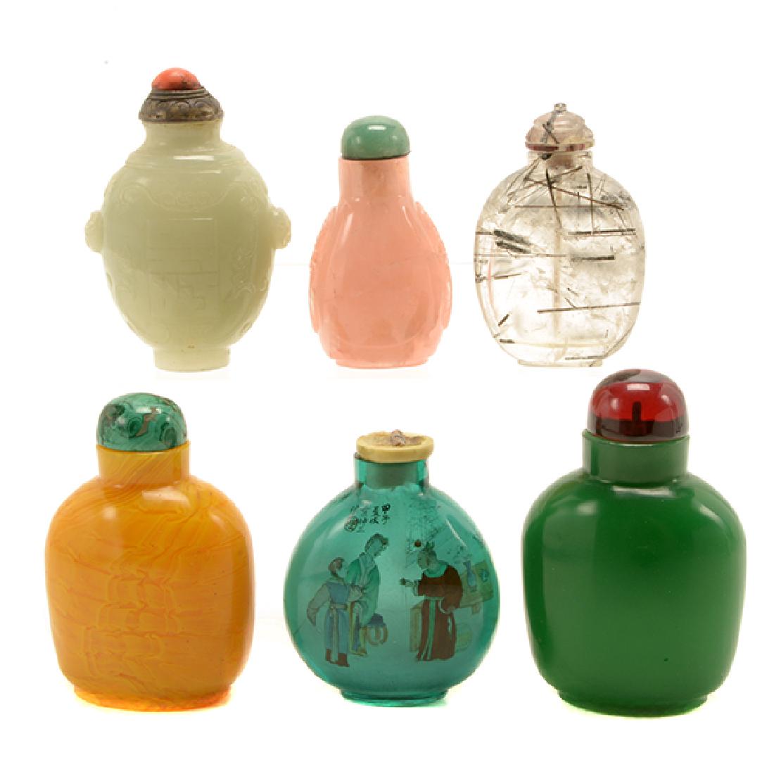 Group of Six Snuff Bottles (1 of 9)