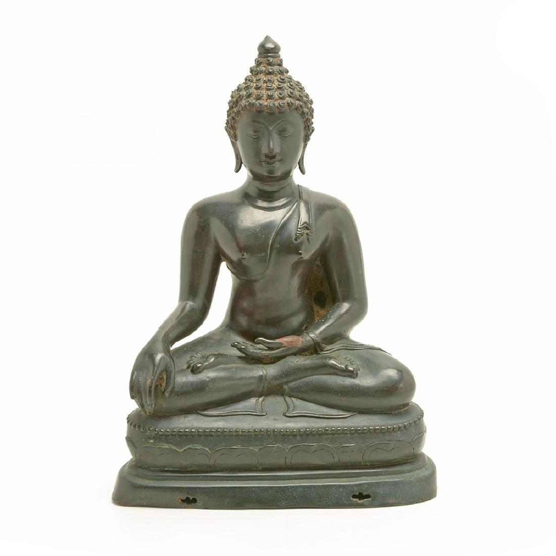 Thai Bronze Figure of Buddha, 18th/19th Century (1 of 7)